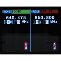 DAP EDGE EBS-2 Wireless Dual Beltpack Set - 610-670 MHz
