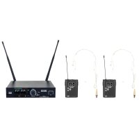 DAP EDGE EBS-2 Kabelloses Doppel-Beltpack-Set - 610-670 MHz