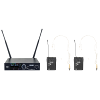 DAP EDGE EBS-2 Wireless Dual Beltpack Set - 610-670 MHz