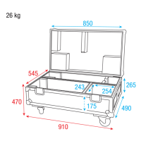 Showtec Case for Followspot 120 W Flightcase