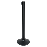 Showgear 2 m Adjustable Crowd Barrier PRO Set - black