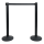 Showgear 2 m Adjustable Crowd Barrier PRO Set - black