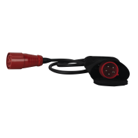 Showgear Cable Plug Protection Cover Für Socapex, CEE 32A und CEE 16A - nachrüstbar