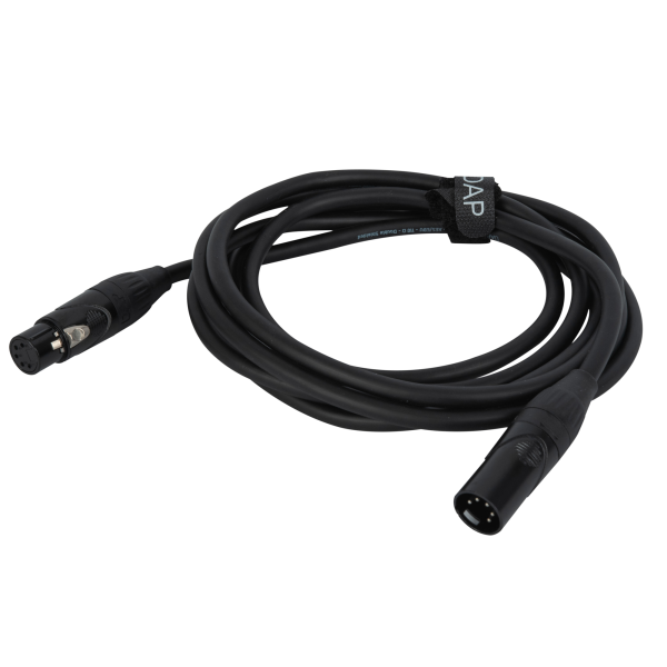 DAP FLX08 - DMX/AES-EBU XLR/M 5P to XLR/F 5P 3 m