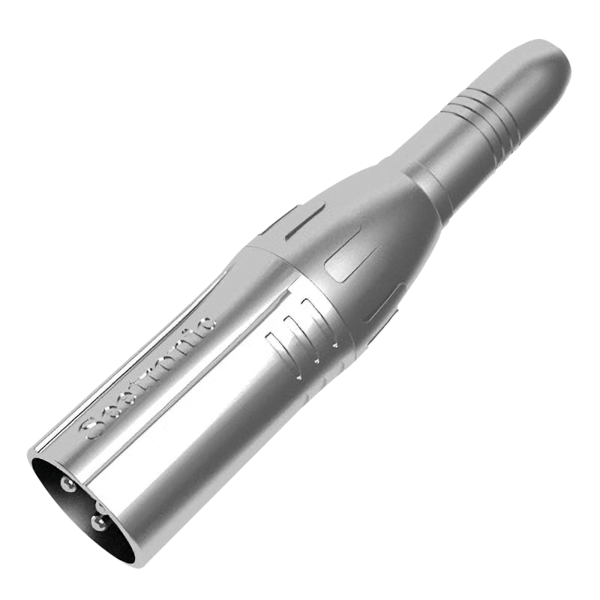Seetronic XLR 3P male to Jack stereo female Gold contacts – silver housing