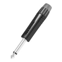 Seetronic Jack Plug 6.3 mm Mono Schwarzes Gehäuse -...
