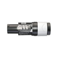 Neutrik PowerCON Connector - S Grau-weißes Gehäuse - kleine Kabeldurchmesser
