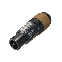 Neutrik speakON 2P Cable Connector - S Black/brown...