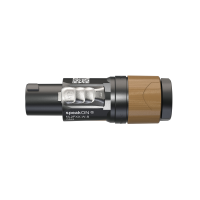 Neutrik speakON 2P Cable Connector - S Black/brown housing - small-diameter cables