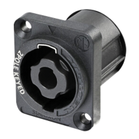 Neutrik 2-pin Speaker Chassis Stecker - Größe D