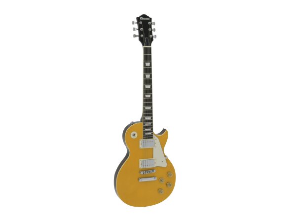 DIMAVERY LP-800 E-Guitar Goldtop