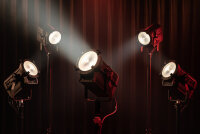 Showtec Performer Fresnel 2200 DDT Kompaktes 300 W warmweißes LED-Fresnel-Theater - 3200 K