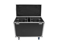 ROADINGER Flightcase 2x IP TMH-H760 mit Rollen