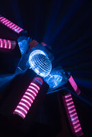 SHOWTEC Typhoon 640 6x RGBW LED Spiegelkugel-Lichteffekt