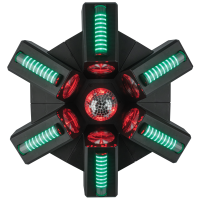 SHOWTEC Typhoon 640 6x RGBW LED Spiegelkugel-Lichteffekt