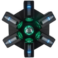 SHOWTEC Typhoon 640 6x RGBW LED Spiegelkugel-Lichteffekt
