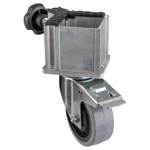 SHOWGEAR Mammoth Dex Single Leg Insert Swivel Wheel With brake