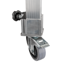 SHOWGEAR Mammoth Dex Single Leg Insert Swivel Wheel With brake