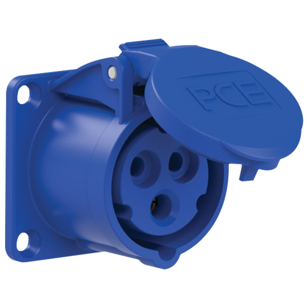 PCE CEE 16 A/240 V - 3P Socket female Blau