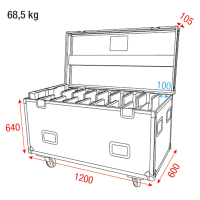 DMT Case for 8x DMT Alpha Series For 50x50 cm panels