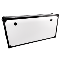 SHOWGEAR Portable Z-Style Table Multi-purpose - Hybrid Flight Case - White