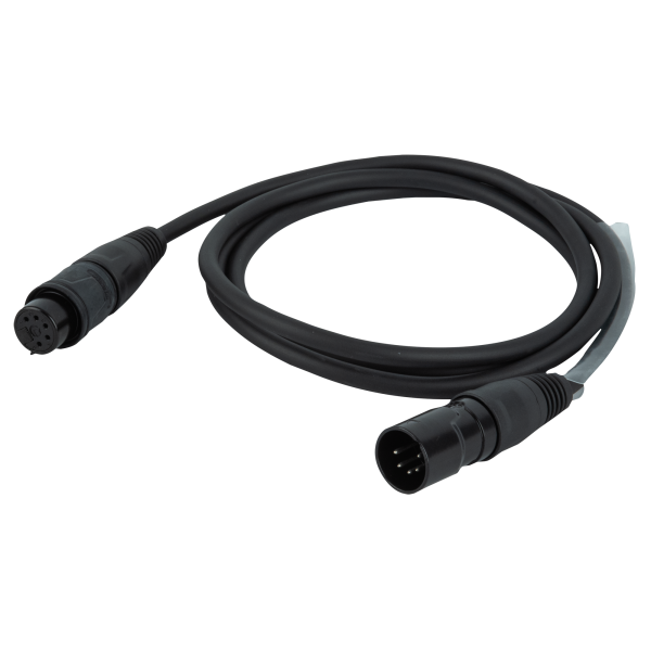 DAP FLR75 - IP65 DMX/AES-EBU XLR/M 5P to XLR/F 5P Rean RCX5 connectors 1,5 m