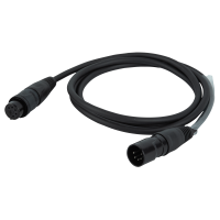 DAP FLR75 - IP65 DMX/AES-EBU XLR/M 5P to XLR/F 5P Rean...