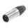 SEETRONIC XLR 3P Connector - male Silver contacts - nickel housing