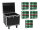 EUROLITE Set 4x LED Pixel Matrix Panel 5x5 RGB/WW + Flightcase with wheels