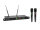 OMNITRONIC UHF-602 2-Kanal Funkmikrofon-System 823-832/863-865 MHz