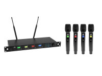 OMNITRONIC UHF-604 4-Kanal Funkmikrofon-System...