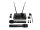 OMNITRONIC UHF E-FLEX 2, Wireless Mic System 823-832/863-865 MHz
