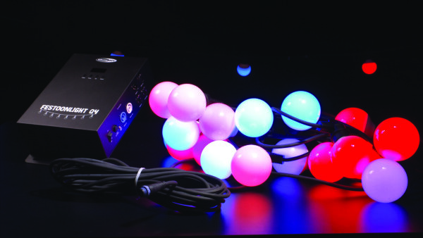 SHOWTEC Festoon Q4 String IP65 20 Pixels, 15 m 20 Pixel, 15 m