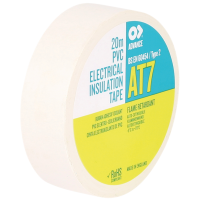 ADVANCE AT7 PVC Tape White White - 19 mm - 20 m