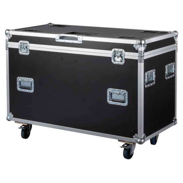 SHOWTEC Case for 2x Showtec Goliath Penn Elcom-Hardware und Lenkrollen mit Bremse