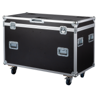 SHOWTEC Case for 2x Showtec Goliath Penn Elcom-Hardware und Lenkrollen mit Bremse