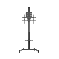 SHOWGEAR Flatscreen Trolley 9 For 37” - 70”, adjustable height and tilt