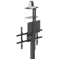 SHOWGEAR Flatscreen Trolley 9 For 37” - 70”, adjustable height and tilt