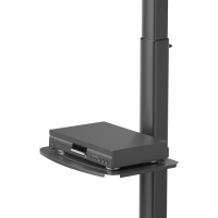 SHOWGEAR Flatscreen Trolley 9 For 37” - 70”, adjustable height and tilt