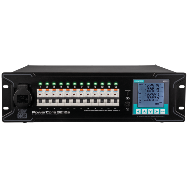 SHOWGEAR PowerCore 32.12s 1 + 6x Schuko + 2x Socapex 1 + 6x Schuko + 2x Socapex