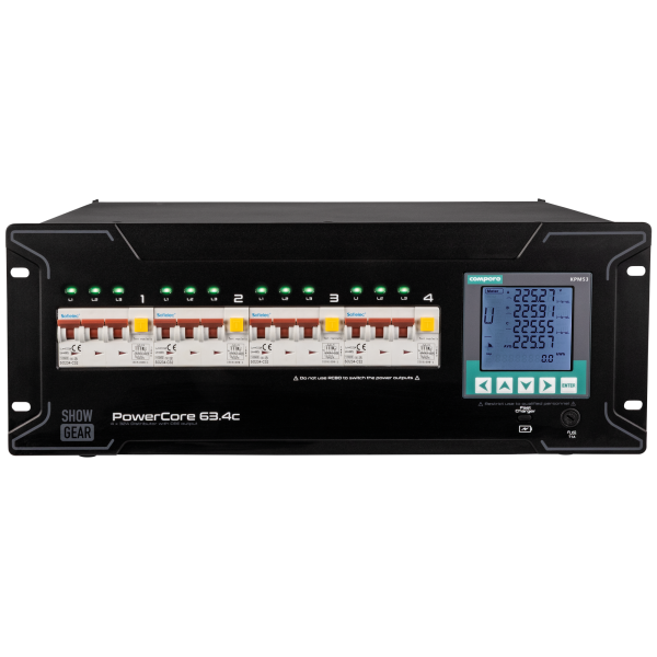 SHOWGEAR PowerCore 63.4c 4x CEE 32A 4x CEE 32A