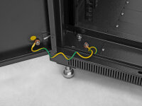 ROADINGER SSC-16 Stahlschrank mit Glastür 16HE