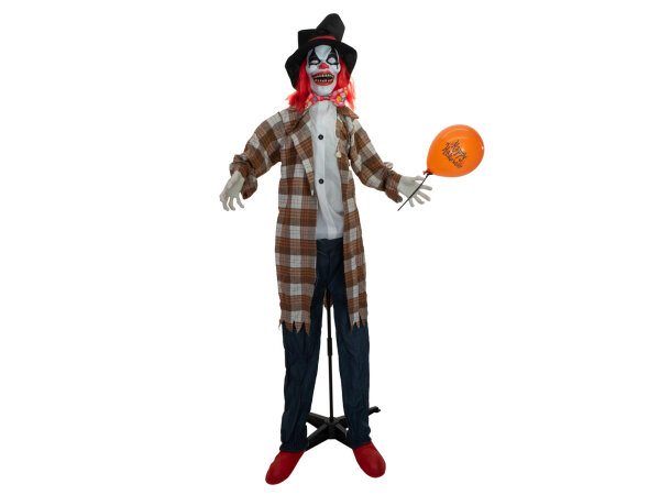 EUROPALMS Halloween Figure Clown Hatty, animated, 185cm
