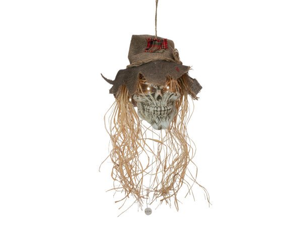 EUROPALMS Halloween Scarecrow Skull, 70cm