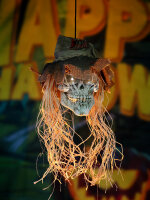 EUROPALMS Halloween Scarecrow Skull, 70cm