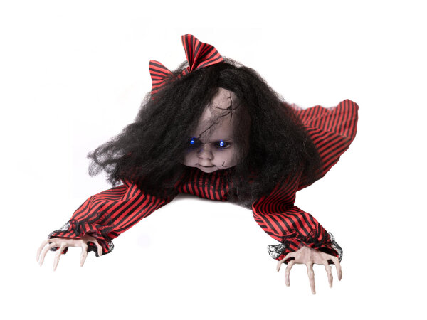 EUROPALMS Halloween Figure Crawling Mathilda, animated, 110cm