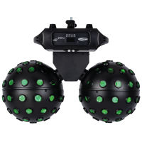 SHOWTEC FireBall PRO Dual Ball RGBW effect light Licht mit dualem RGBW-Discokugel-Effekt