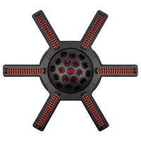 SHOWTEC Hurricane 320 RGBW moonflower effect with spinning arms
