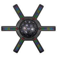 SHOWTEC Hurricane 320 RGBW moonflower effect with spinning arms