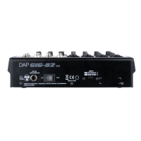 DAP GIG-82 V2 8-channel analogue mixer with FX